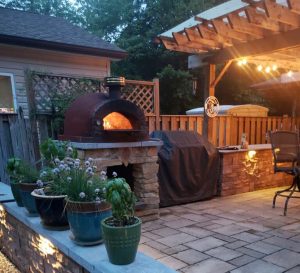 outdoor stone oven