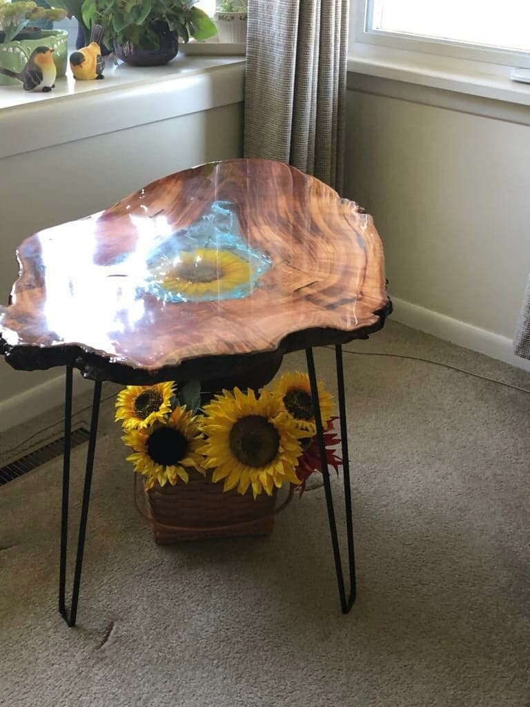 Sunflower Accent Table - Swerl Designs