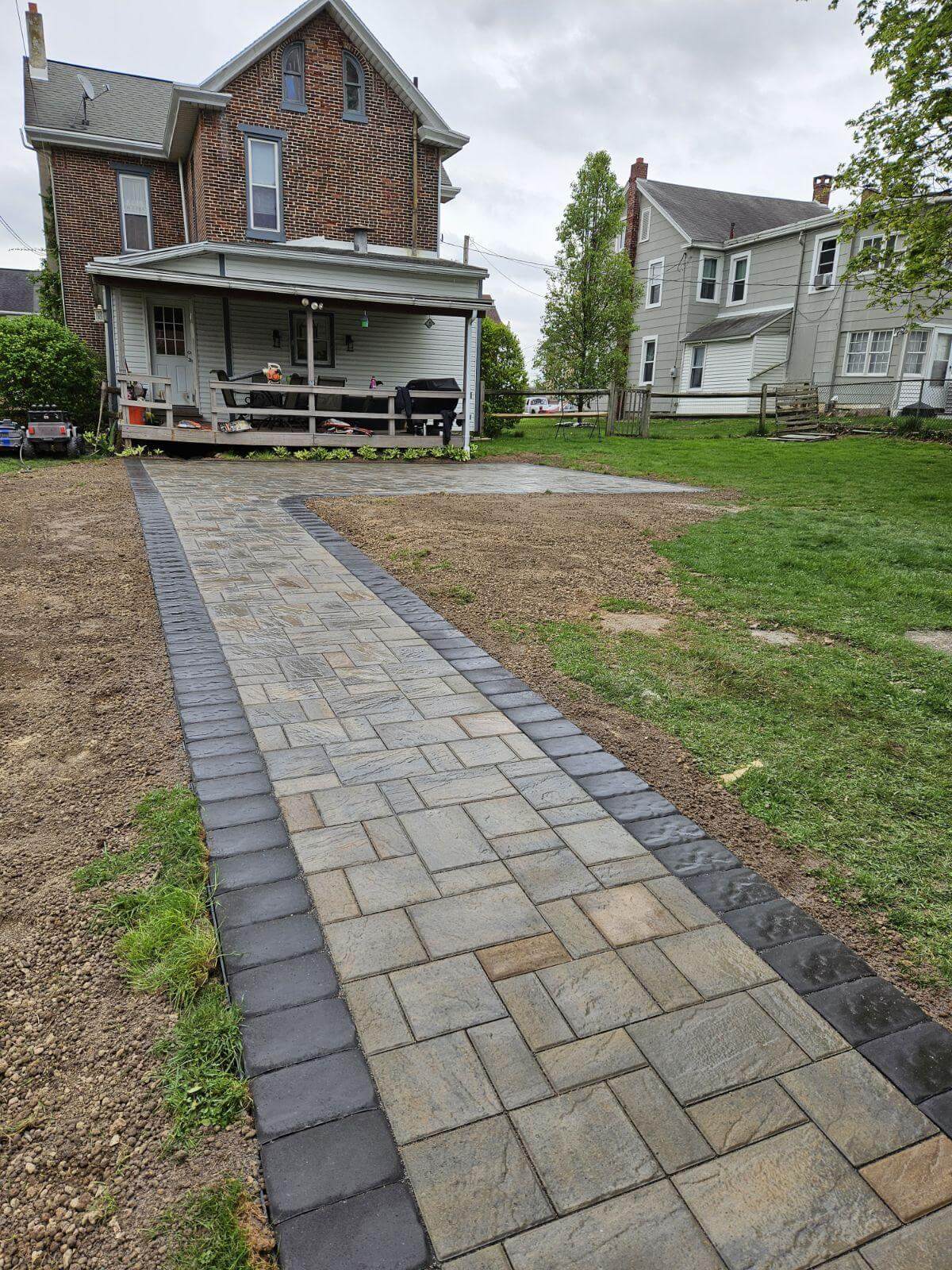 long path to a new patio